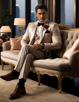 Champagne Silk Tuxedo