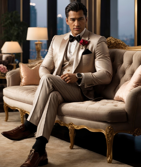 Champagne Silk Tuxedo