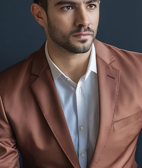 Rust Slim Suit
