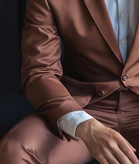 Rust Slim Suit