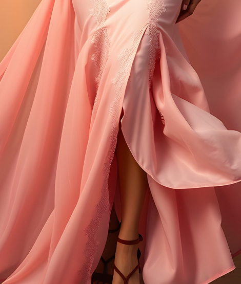 Blush Satin Mermaid